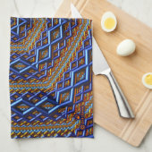 Linge De Cuisine Magène métallique orné David (Quart Plié)