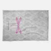 Linge De Cuisine Magenta Dragonfly Damas (Horizontal)