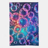 Linge De Cuisine Magie de bulle rose pourpre (Vertical)
