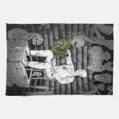 Linge De Cuisine Magie de cube foncé (Horizontal)