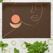 Linge De Cuisine Magie de la fille noire (Plié)