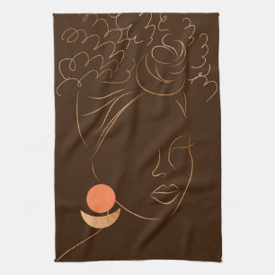 Linge De Cuisine Magie de la fille noire