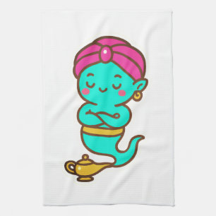 Linge De Cuisine Magique Kawaii Djinn - Neon Spirit