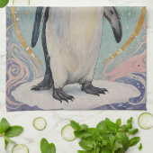 Linge De Cuisine Magique Pastel Penguin (Plié)