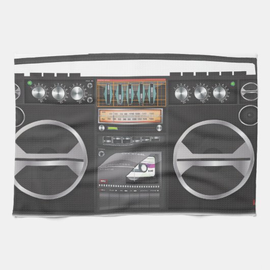 Linge De Cuisine Magnétophone à cassettes boombox (Horizontal)