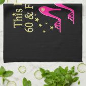 LINGE DE CUISINE MAGNIFIQUE 60E ANNIVERSAIRE DIVA DESIGN (Plié)