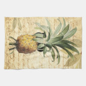 Linge De Cuisine Magnifique ananas en calligraphie Vintage (Horizontal)