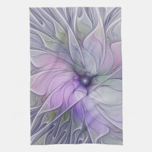 Linge De Cuisine Magnifique beauté moderne abstraite fleur d'art fr
