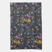 Linge De Cuisine Magnifique, Belle Fleurs colorées" (Vertical)