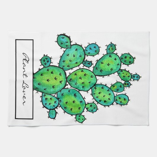 Linge De Cuisine Magnifique cactus à épicée (Horizontal)