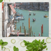 Linge De Cuisine Magnifique ! Grand Canal Venise (Plié)