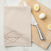 Linge De Cuisine Magnifique script de Thanksgiving heureux (Quart Plié)