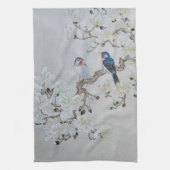 Linge De Cuisine Magnolia blanche (Vertical)