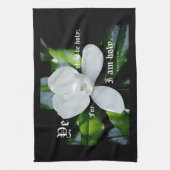 Linge De Cuisine Magnolia méridionale avec Leviticus 11:44 (Vertical)