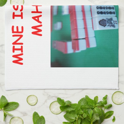 LINGE DE CUISINE MAHJONG (Plié)