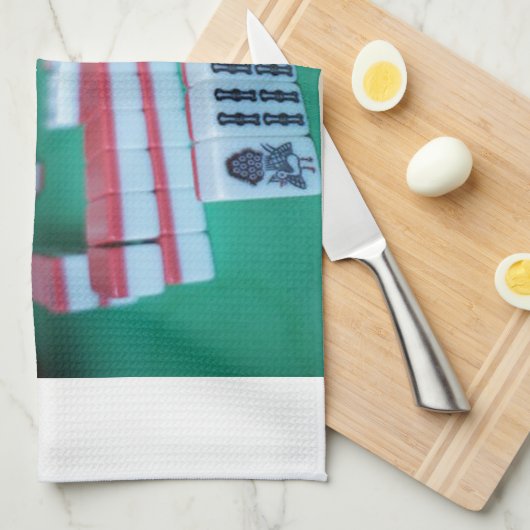 LINGE DE CUISINE MAHJONG (Quart Plié)