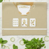 Linge De Cuisine Mahjong and Teacup Kitchen Towels (Plié)