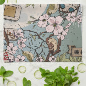 Linge De Cuisine Mahjong Lever de lune (Plié)