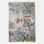 Linge De Cuisine Mahjong Lever de lune (Vertical)