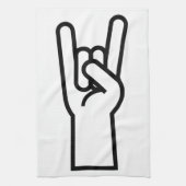 Linge De Cuisine Main de rock (Vertical)