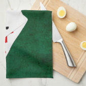 Linge De Cuisine Mains de poker - Deux paires - dix, huit (Quart Plié)