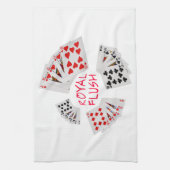 Linge De Cuisine Mains de poker - Royal Flush (Vertical)