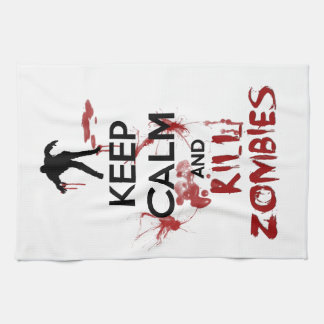 Linge De Cuisine Maintenez les zombis calmes et de mise à mort