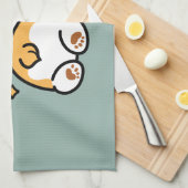 Linge De Cuisine Mais d'abord, Nappons - mignon Caricature à bouton (Quart Plié)