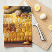 Linge De Cuisine Maïs de Chipmunk (Quart Plié)