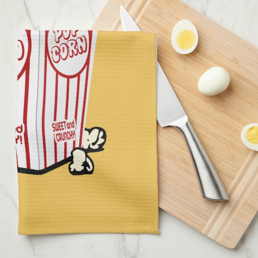 Linge De Cuisine Maïs éclaté frais (Quart Plié)