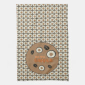 Linge De Cuisine Mais le premier café givré Donuts Brown (Vertical)