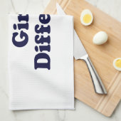 Linge De Cuisine Mais ma fille est différente (Quart Plié)