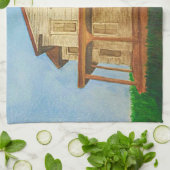 Linge De Cuisine Maison aquarelle (Plié)