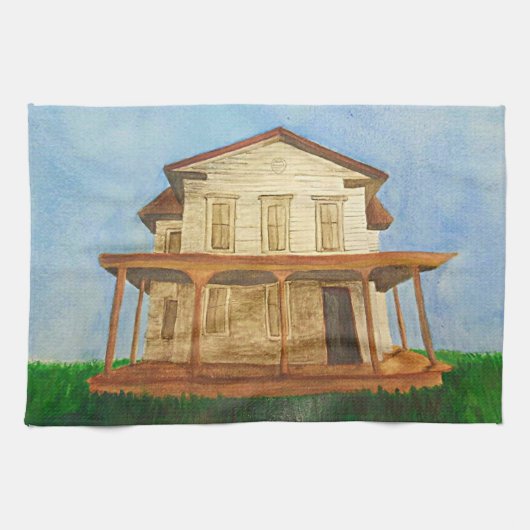 Linge De Cuisine Maison aquarelle (Horizontal)