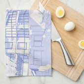 Linge De Cuisine maison : aspiration d'aquarelle (Quart Plié)