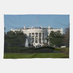 Linge De Cuisine Maison Blanche de Noël pour les Fêtes Washington D