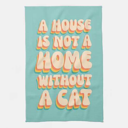 Linge De Cuisine Maison de chat (Vertical)