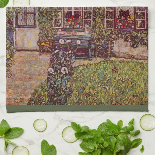 Linge De Cuisine Maison de Guardaboschi par Gustav Klimt, Art Vinta (Plié)