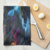 Linge De Cuisine Maison éffrayante sur Halloween Hill (Quart Plié)