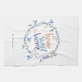 Linge De Cuisine Maison florale de bonbon à maison de guirlande (Horizontal)