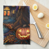 Linge De Cuisine Maison hantée de style verre tendu (Quart Plié)