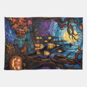 Linge De Cuisine Maison hantée de style verre tendu (Horizontal)