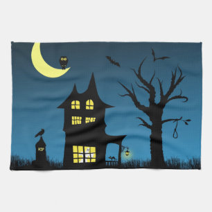 Linge De Cuisine Maison Hantée éffrayante Halloween Décoratif