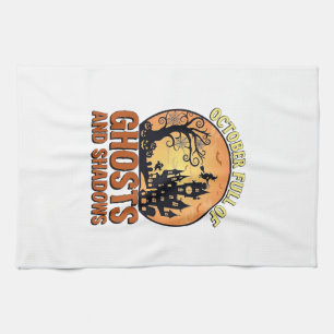 Linge De Cuisine Maison Hantée Fantômes Ombres Pleine Octobre Sorci