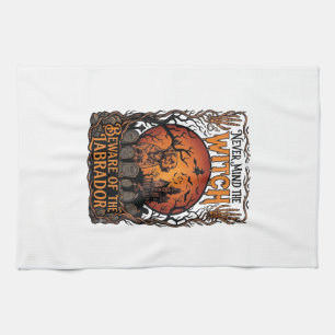 Linge De Cuisine Maison Hantée Halloween Chat De Sorcière Joyeux Ch