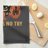 Linge De Cuisine Maison Hantée Halloween Fais ou Ne Fais Pas (Quart Plié)