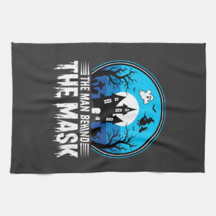Linge De Cuisine Maison Hantée Halloween Homme Derrière le Masque