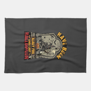 Linge De Cuisine Maison Hantée Halloween Prête Depuis Tombstone