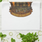 Linge De Cuisine Maison Hantée Ne Pas Essayer Halloween (Plié)