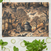 Linge De Cuisine Maison Hantée Vintage (Plié)